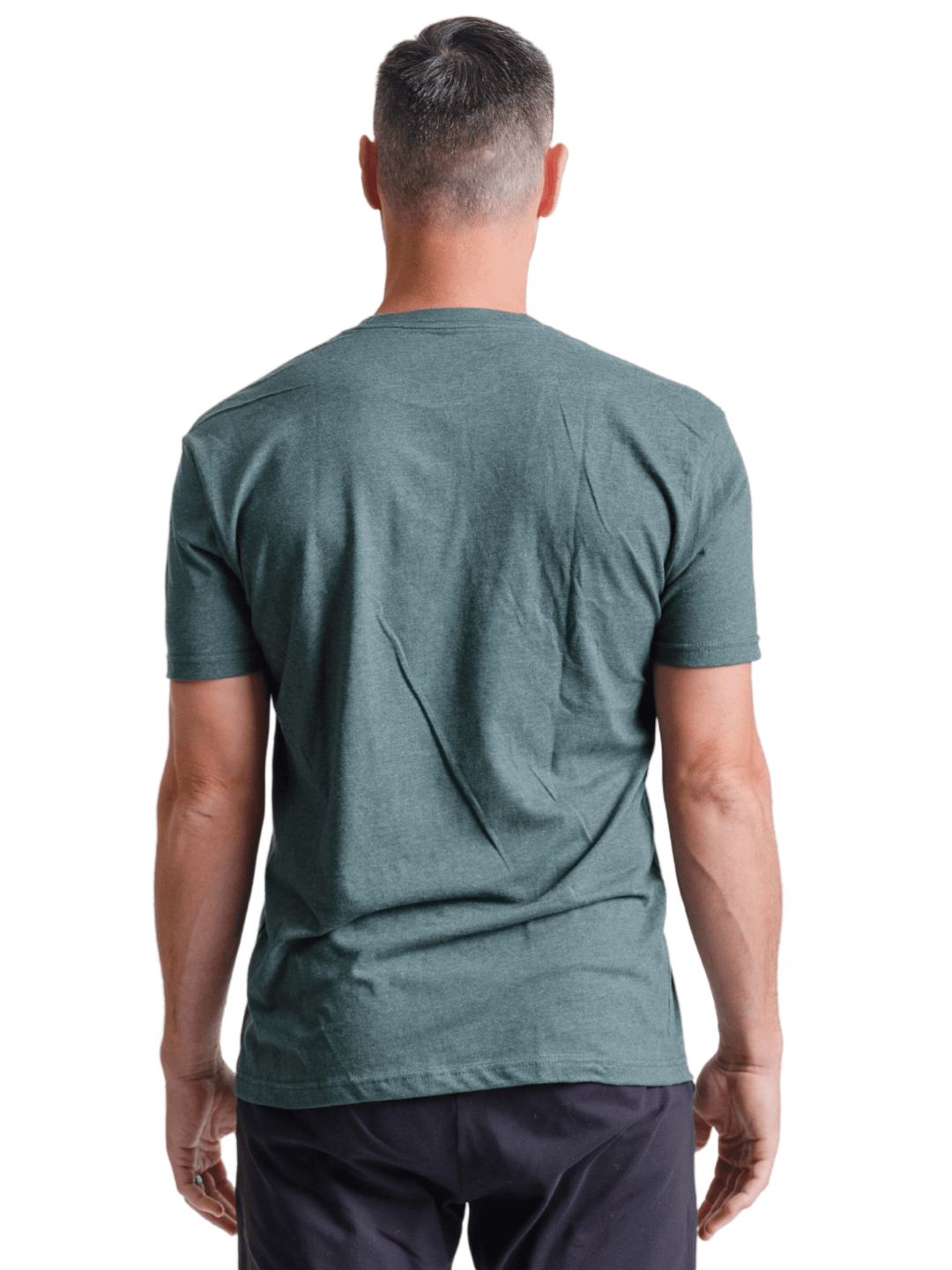 Back of Green Michigan State T Shirt from Nudge Printing