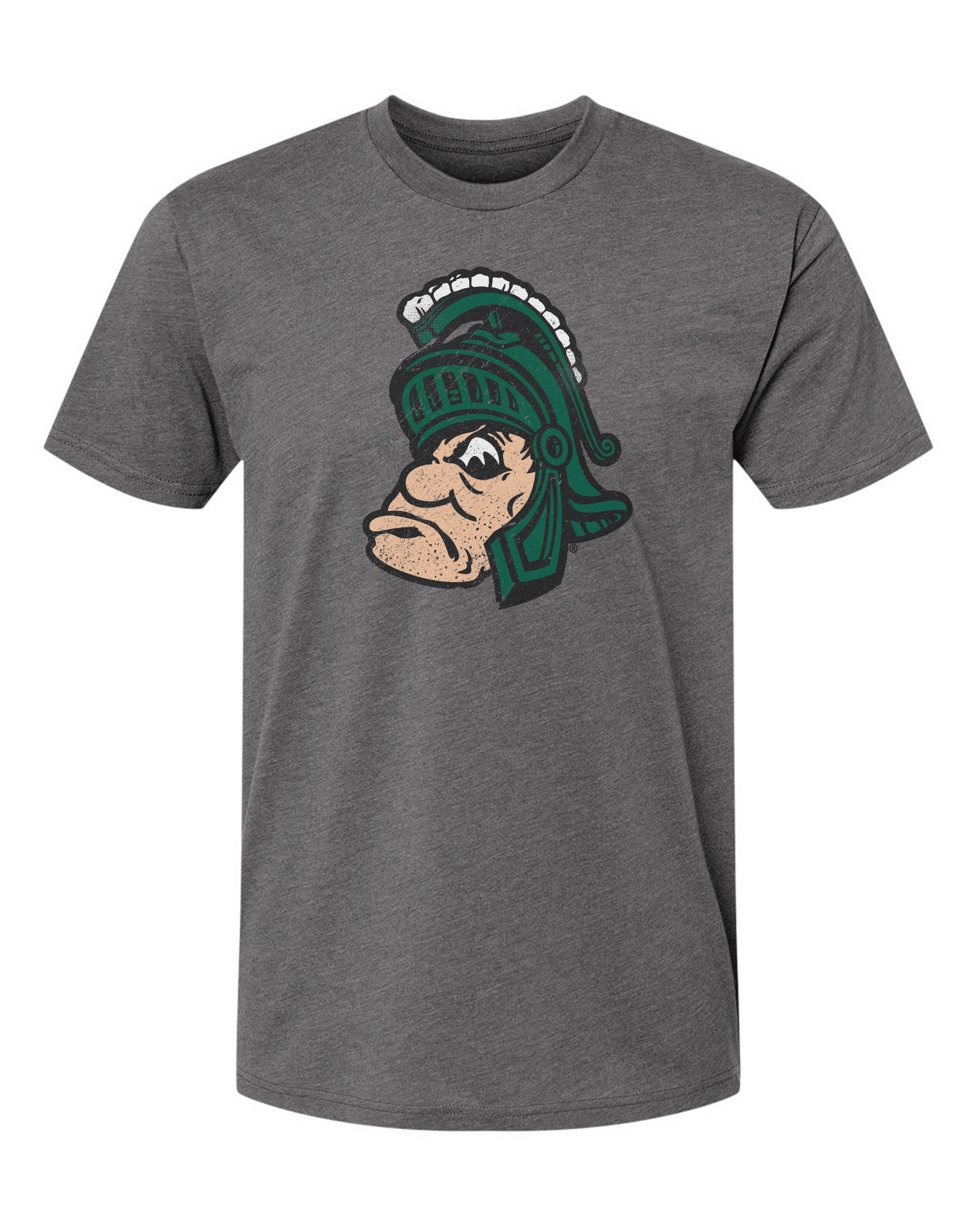 Vintage Michigan State T Shirt with Full Color Gruff Sparty