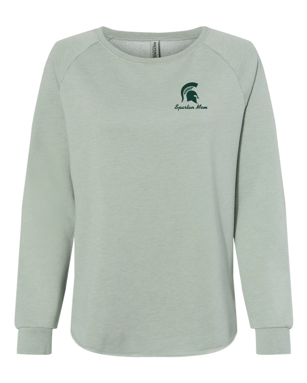 Michigan State Womens Crewneck Sweatshirt with Spartan Mom