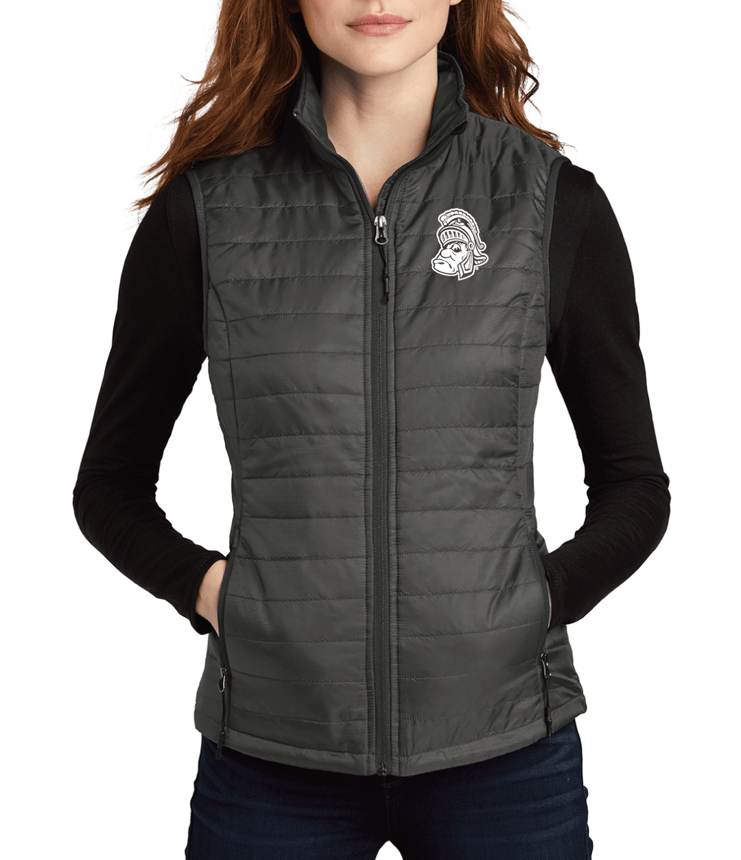 Michigan State University Gruff Sparty Women's Puffer Vest