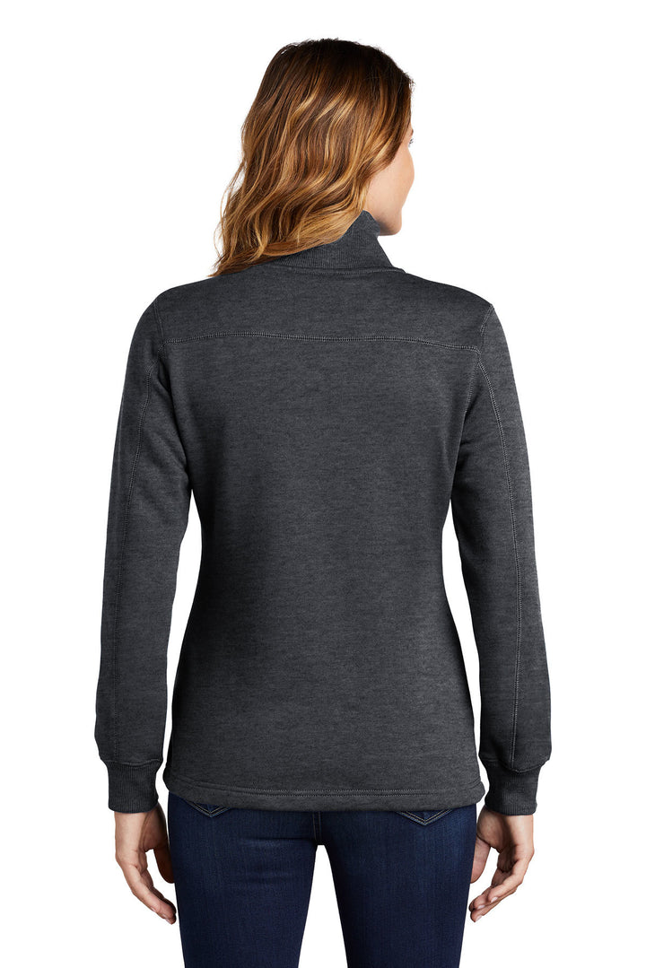 Back view of Michigan State Womens Quarter Zip from Nudge Printing