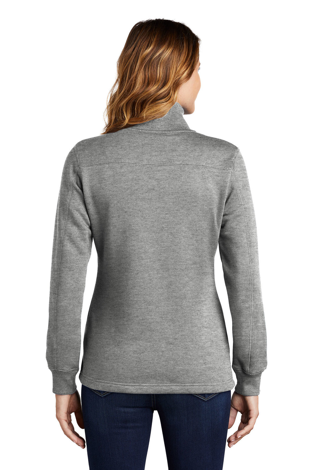 Back view of grey Michigan State women&