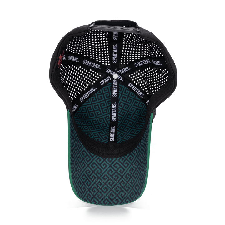 Inside view of a Michigan State hat from Nudge Printing