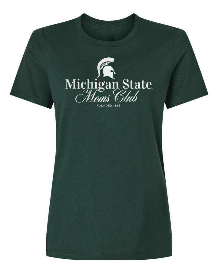 Michigan State Moms Club Script T-shirt