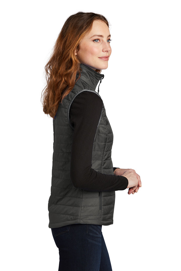 Side of Michigan State University Women's Puffer Vest