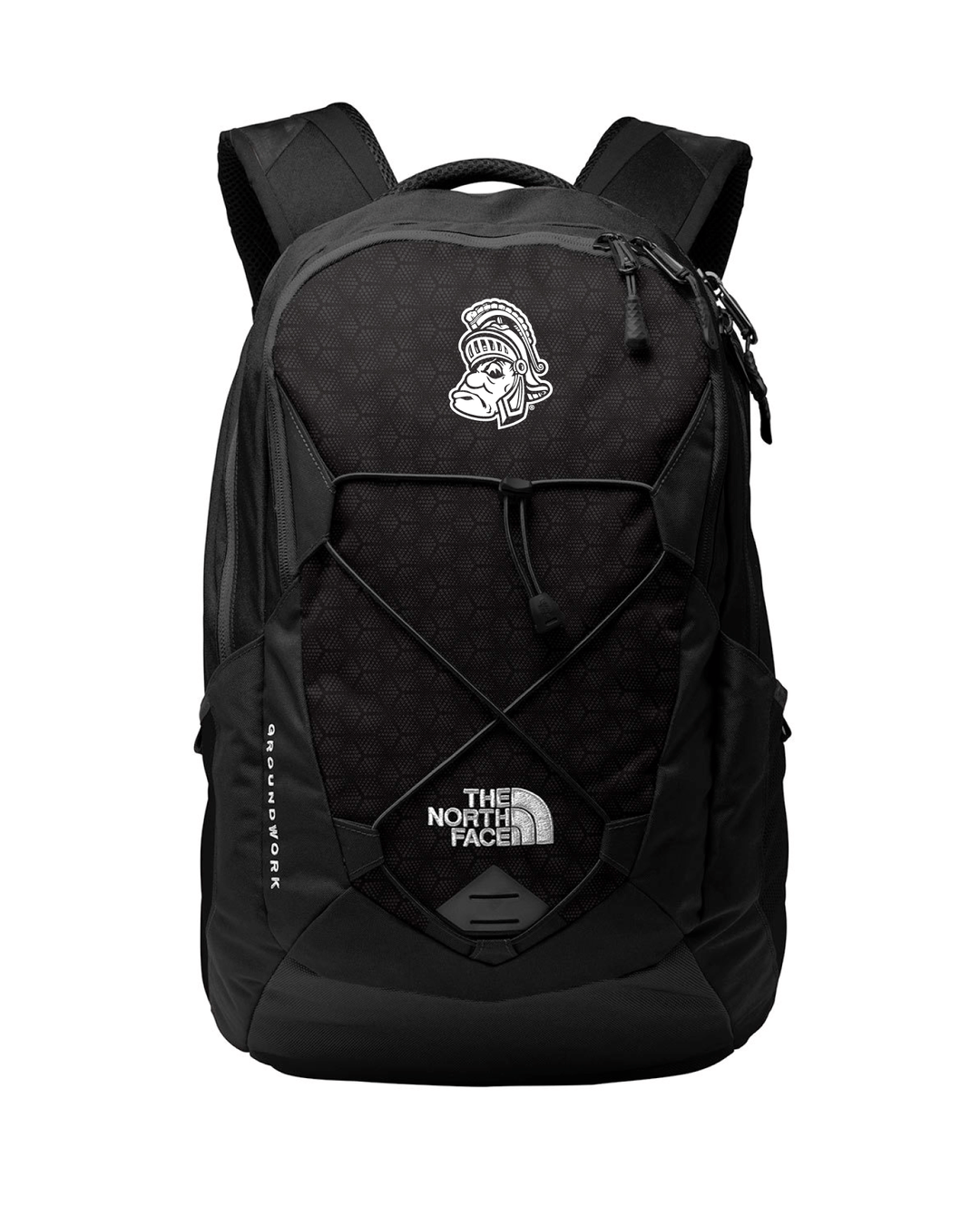 Michigan State North Face Groundwork Black Backpack Nudge Printing