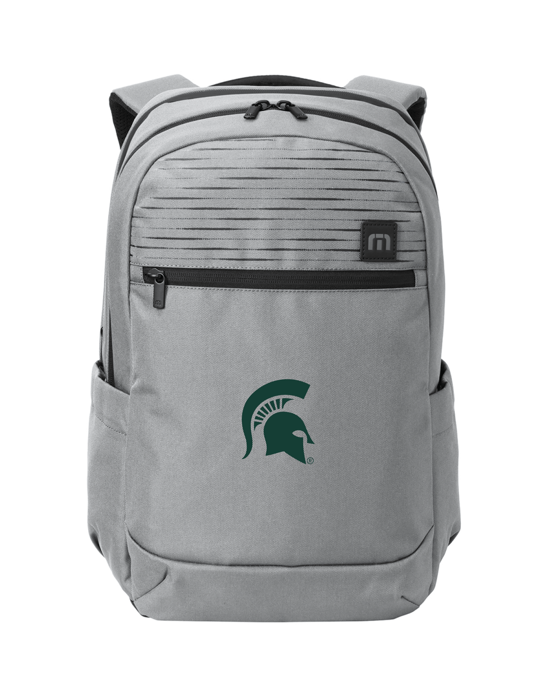 Michigan State Travis Mathew Approach Grey Backpack Nudge Printing