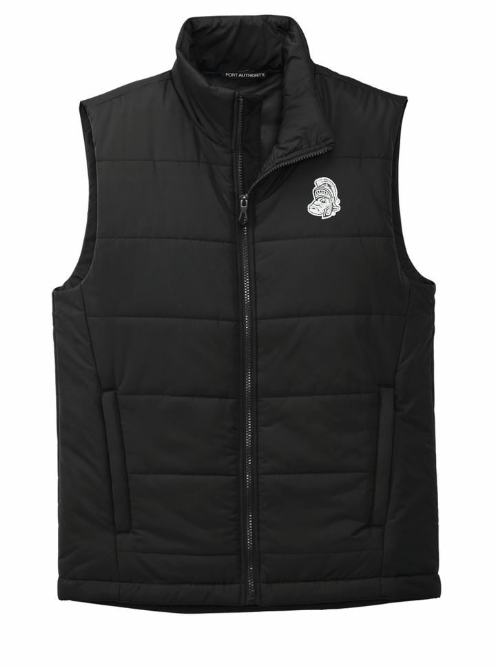 Michigan State Spartans Black Puffer Vest