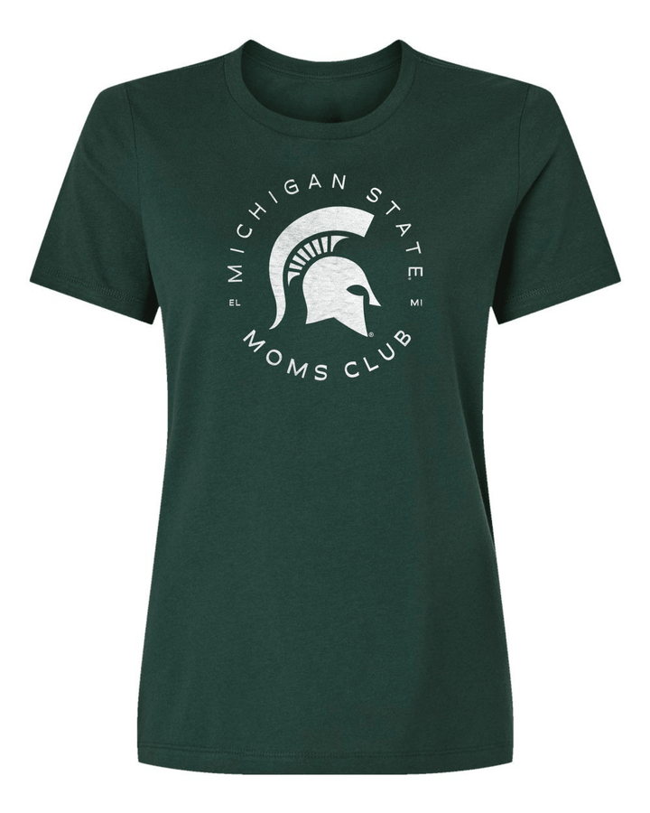 Michigan State Moms Club Circle Logo T-shirt