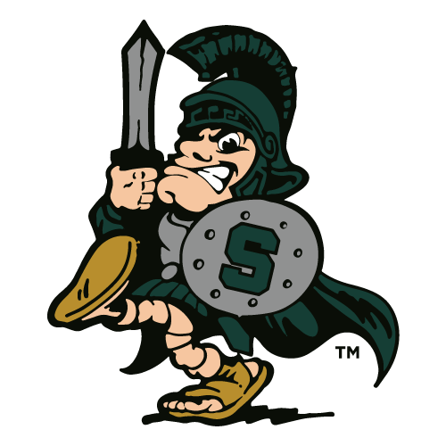 Michigan State Sword Sparty Logo