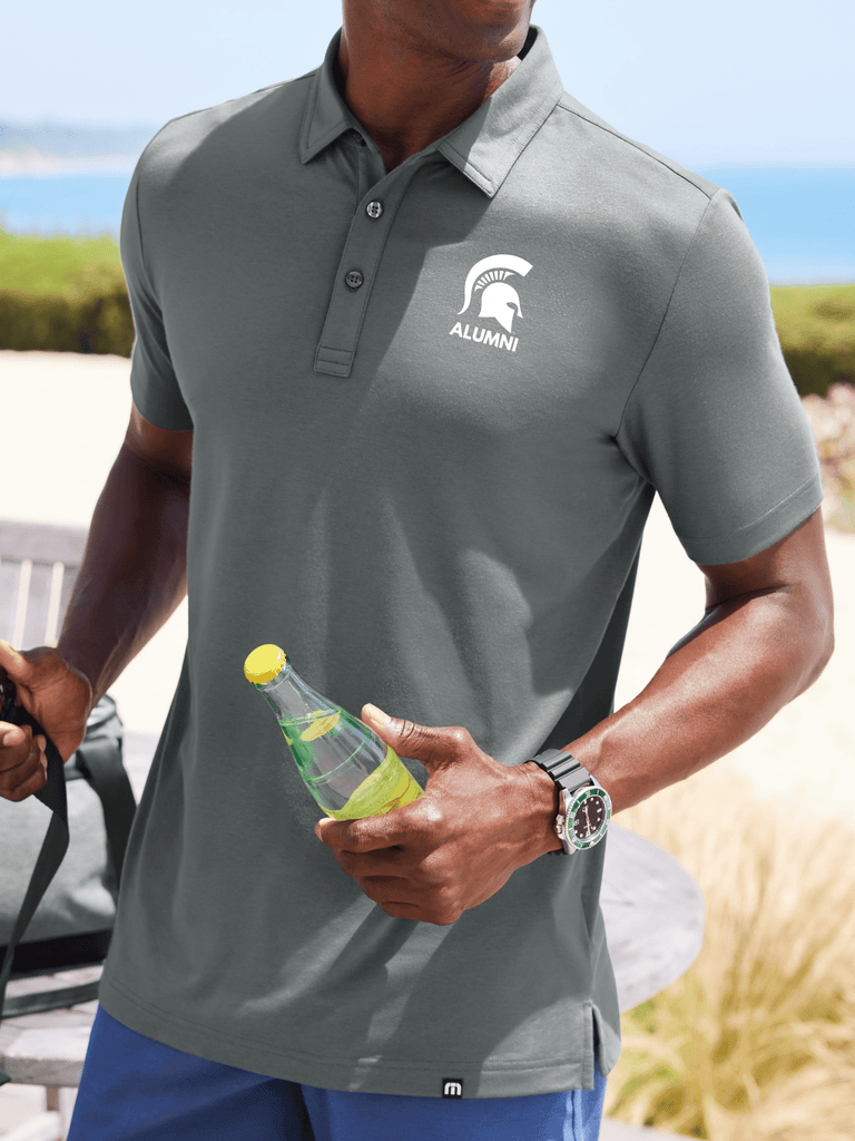 NEW | Michigan State TravisMathew Spartan Alumni Performance Polo