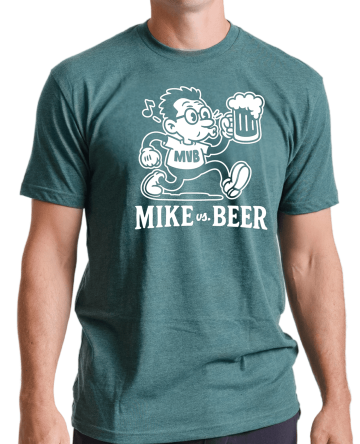 Mike vs Beer Green T-Shirt