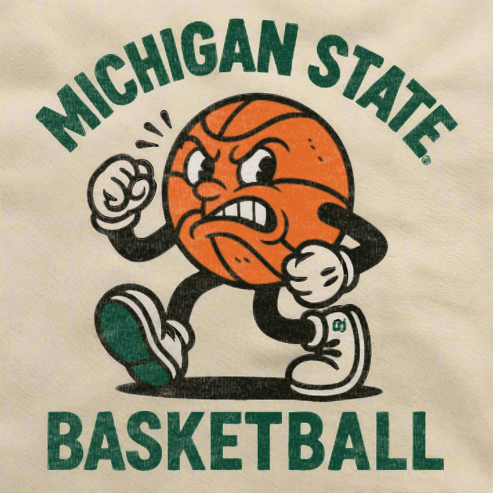 Michigan State Mr. Basketball Shirt Up Close