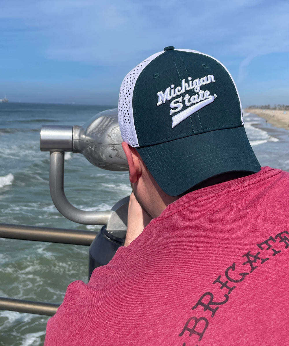 MSU Michigan State Hockey Munn Hat at the Beach