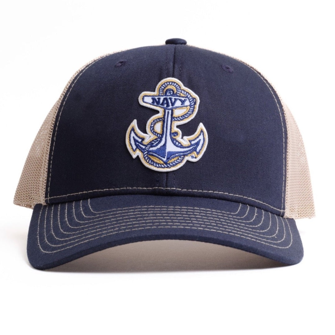 Front of USNA Hat from Nudge Printing
