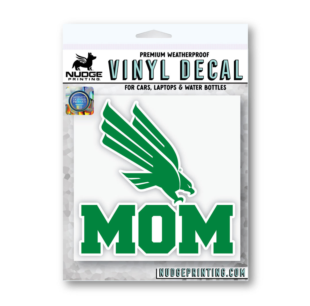 University of North Texas Mom Car Decal Sticker – Nudge Printing