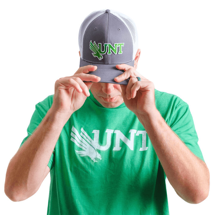 University of North Texas Hat UNT Mean Green Logo Embroidered Richardson 112 Trucker Hat Snapback Baseball Cap