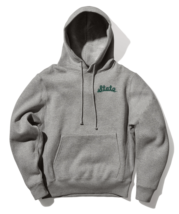 MSU Cursive State Varsity Hoodie from Nudge Printing