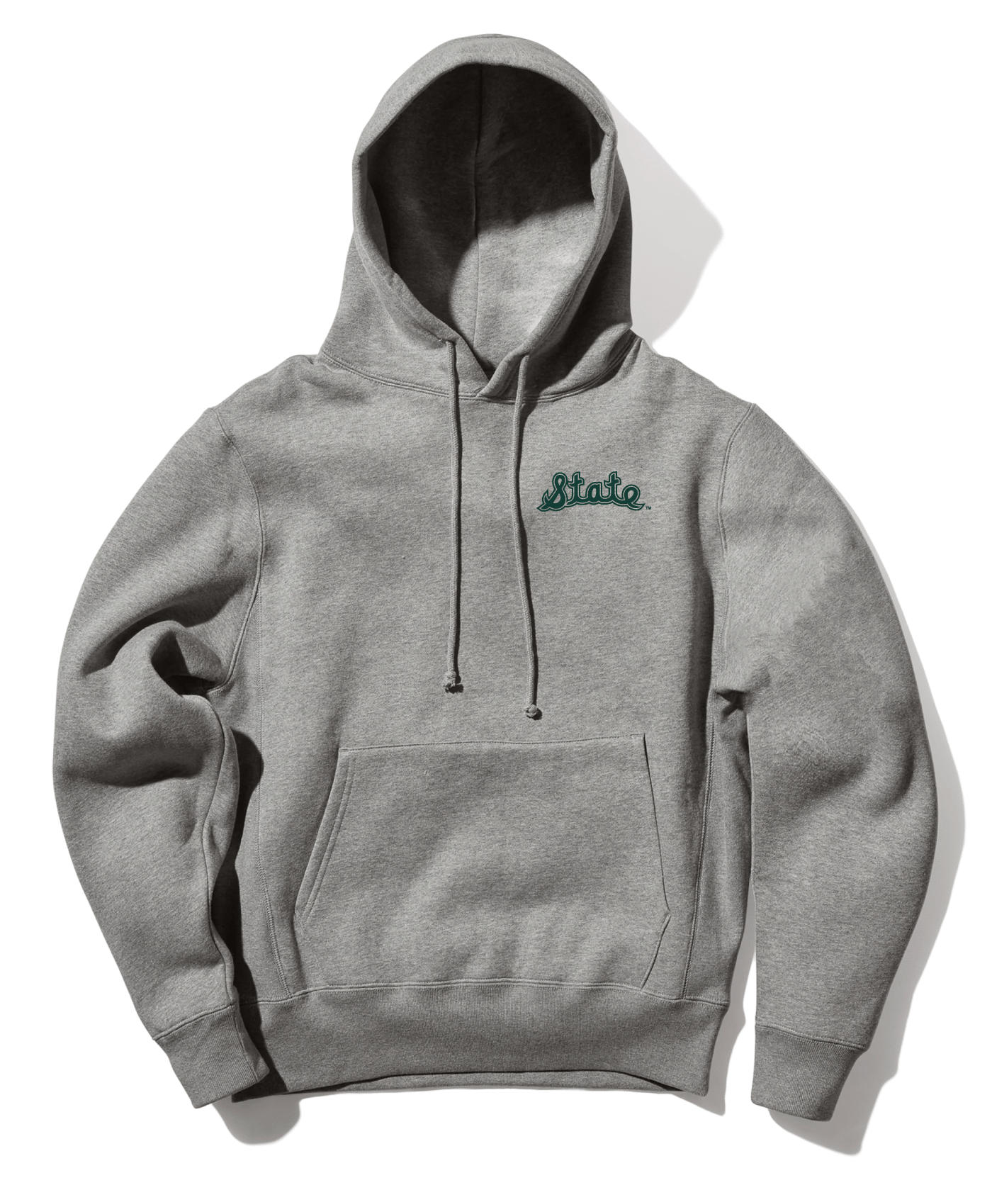 MSU Cursive State Script Varsity Hoodie – Nudge Printing