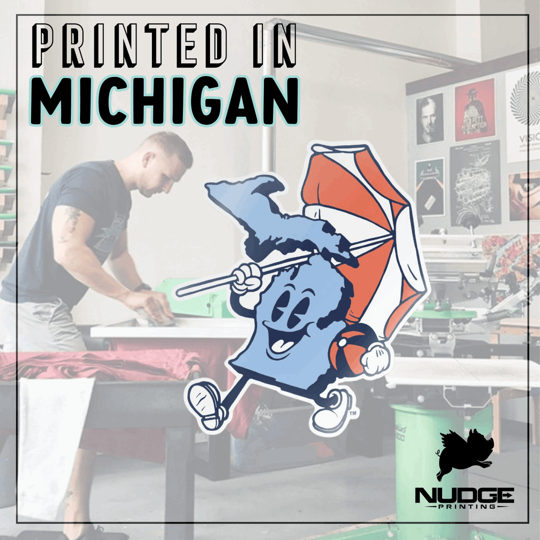 Nudge Printing printed in Michigan Graphic