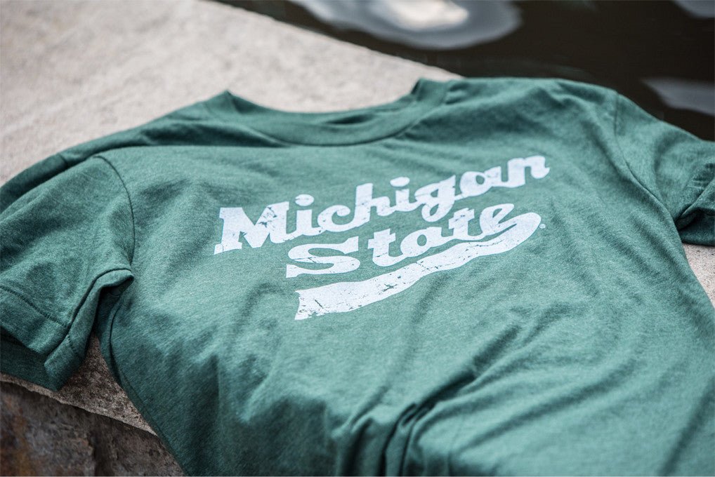 Michigan State Hockey T Shirt Lifestyle Photo