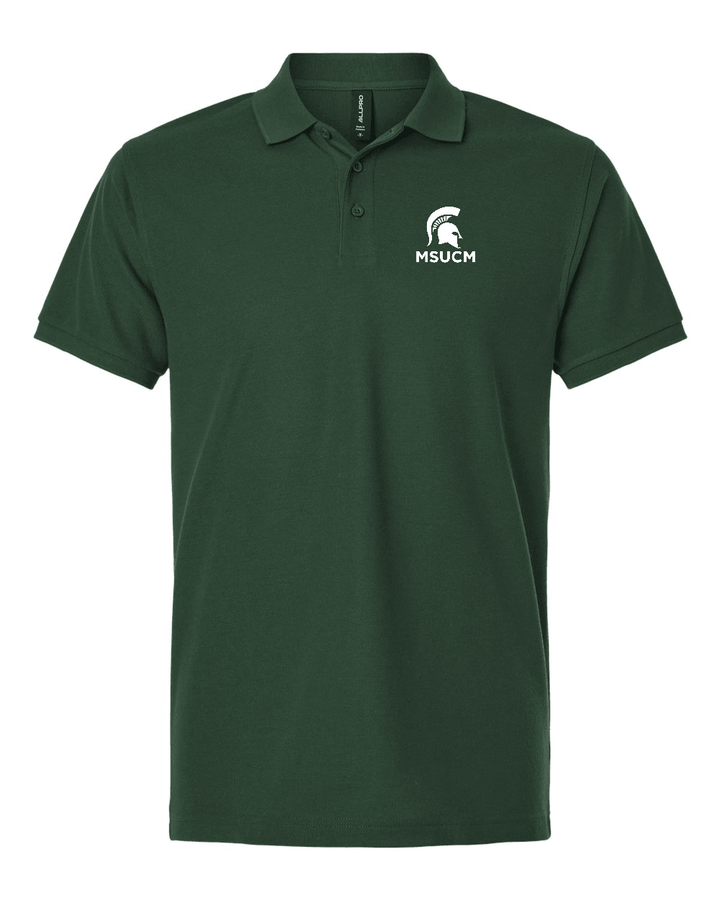 Green MSUCM Unisex Michigan State Polo