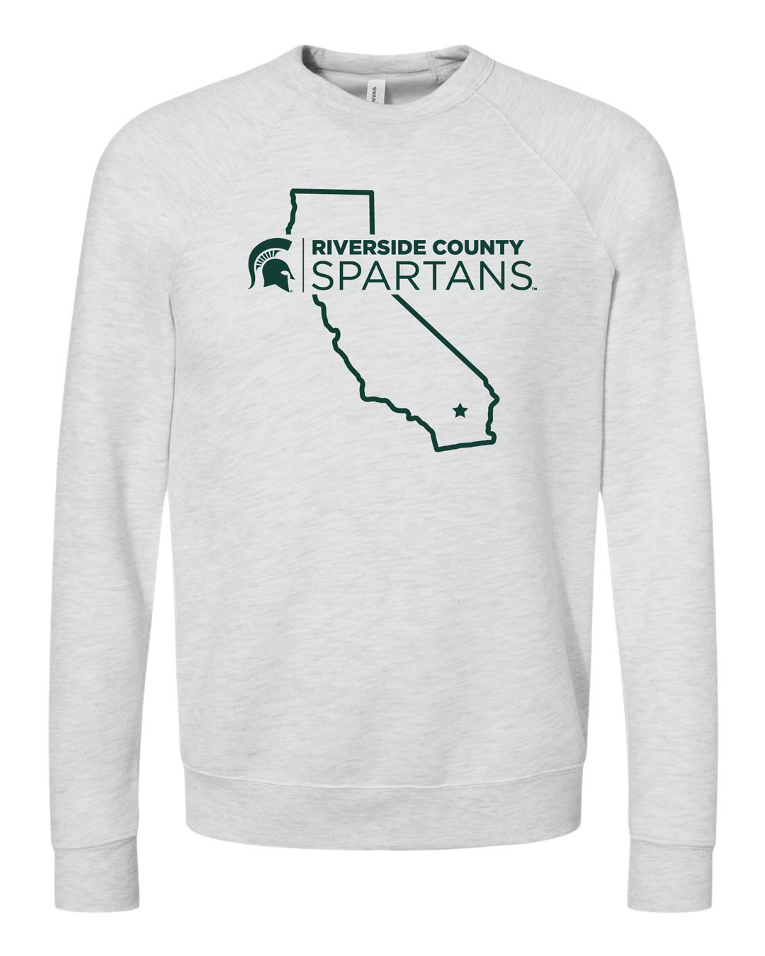 Pre-Order | Riverside County Spartans Crew Neck Sweatshirt in Ash Color