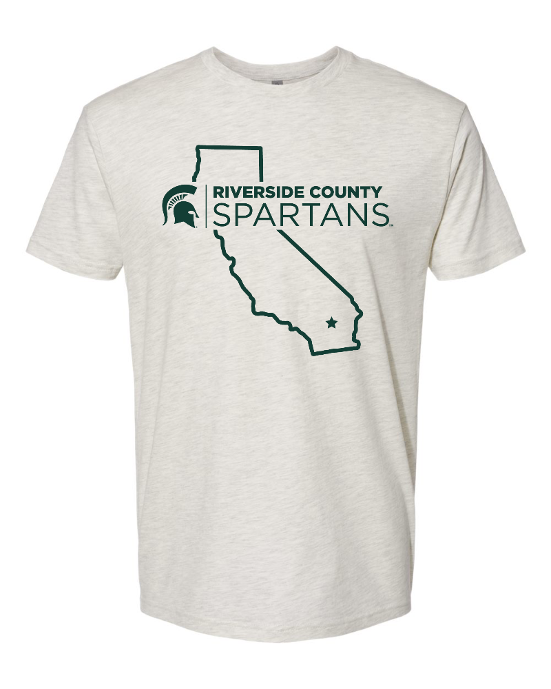 Pre-Order | Riverside County Spartans T Shirt in Oatmeal