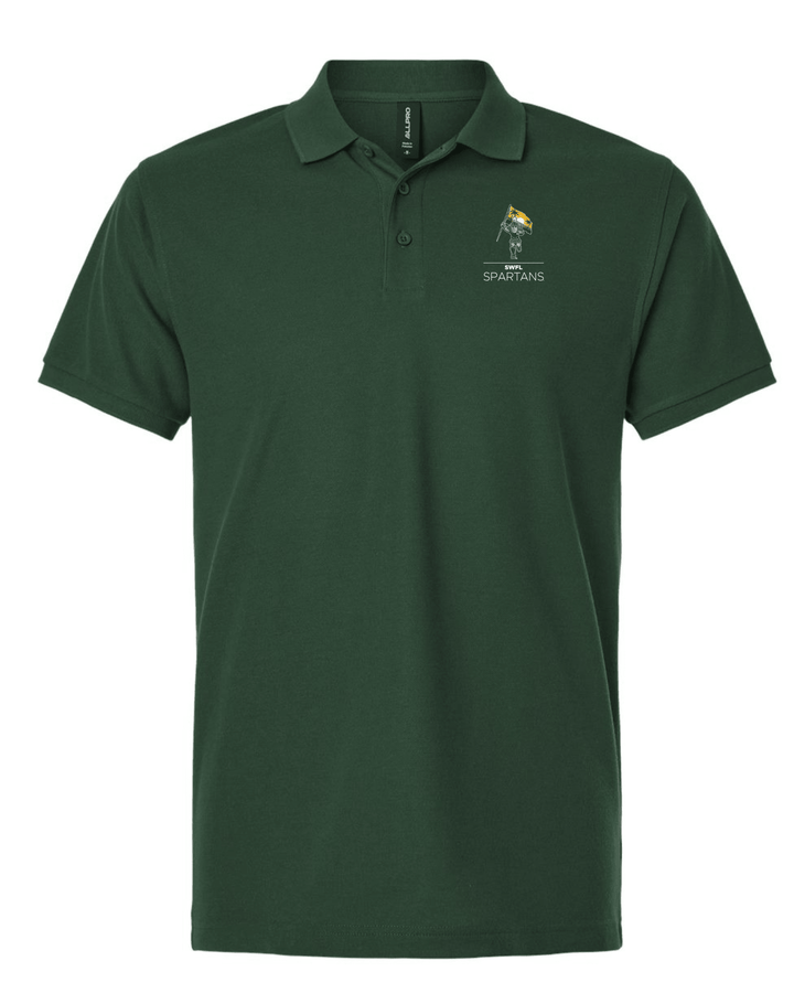 Michigan State SWFL Spartans Wordmark with Sparty Polo