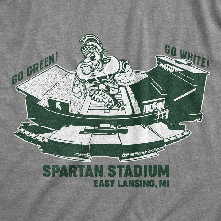 Michigan State Spartan Stadium Football Gruff Sparty Shirt