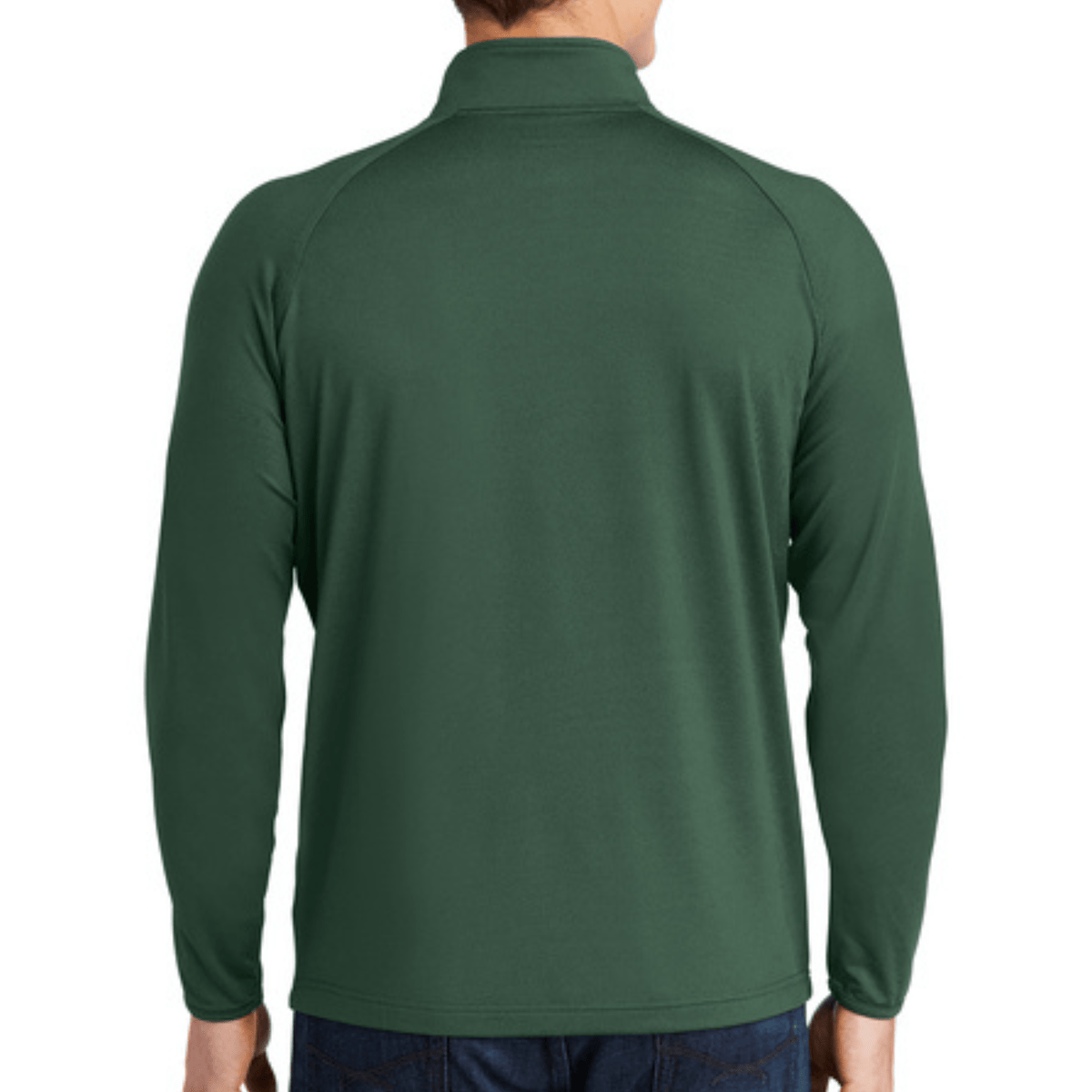 Michigan State University Hockey Sparty Green Quarter-zip – Nudge Printing