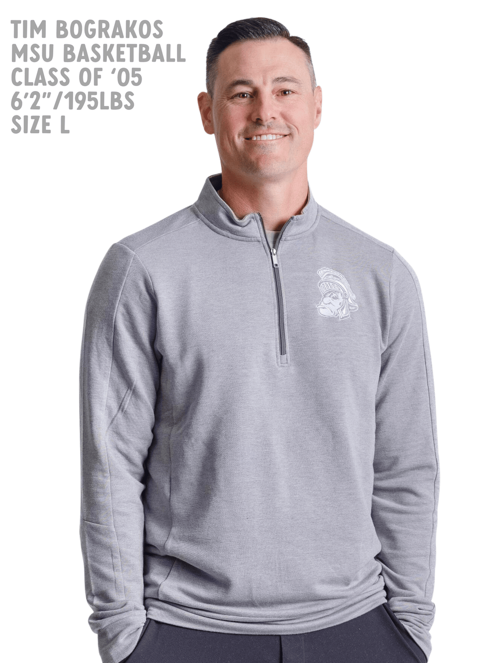 Msu quarter zip sweatshirt discount