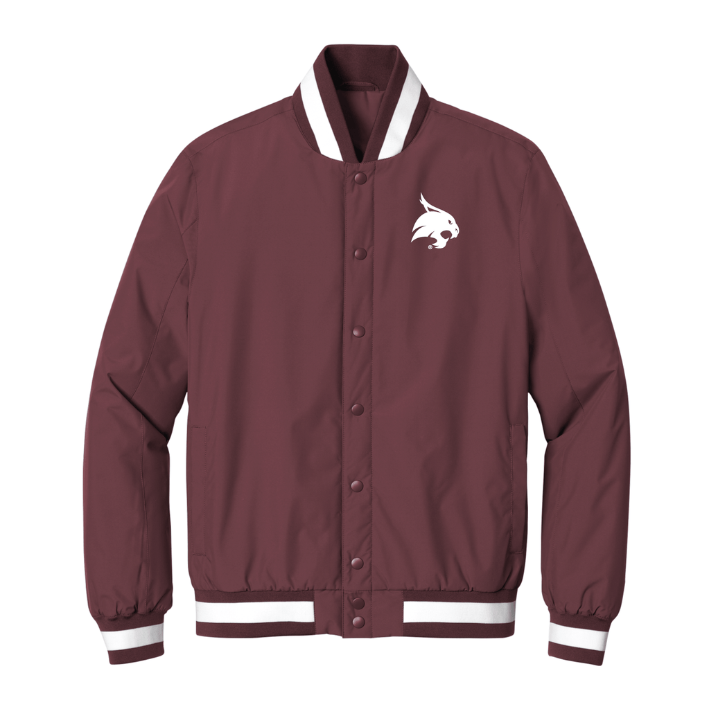 Texas State Bobcat Varsity Jacket – Nudge Printing
