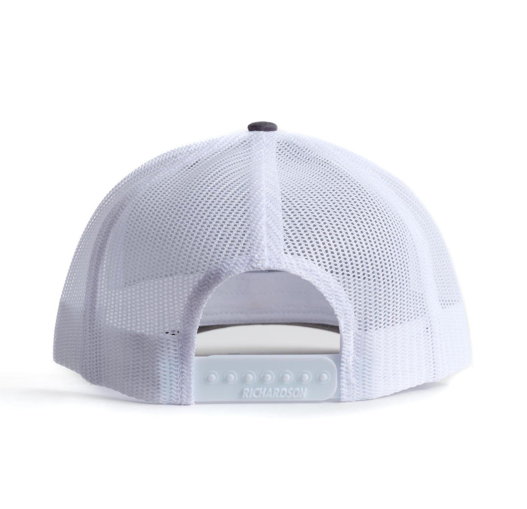 Back of Nudge Printing Trucker Hat
