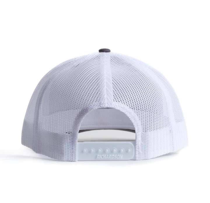 Back of Nudge Printing Trucker Hat