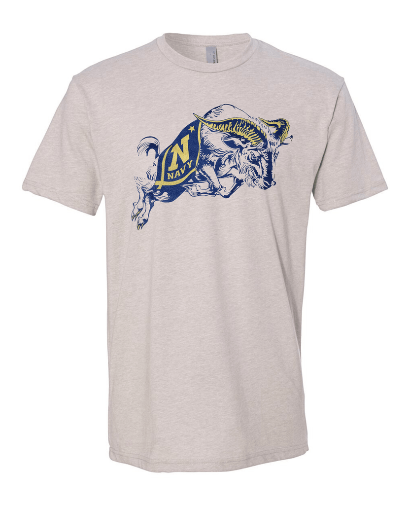 70s ARTEX US NAVY Bill the Goat 半袖スウェット USNANavalAcademyMidshipmenRamL