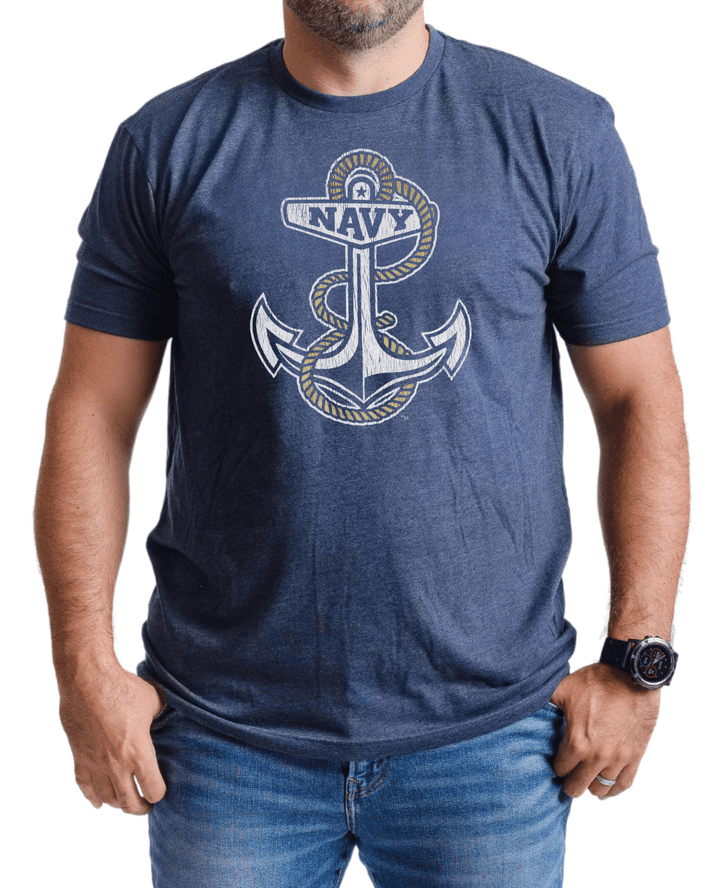 US Naval Academy Anchor Navy Blue T-shirt