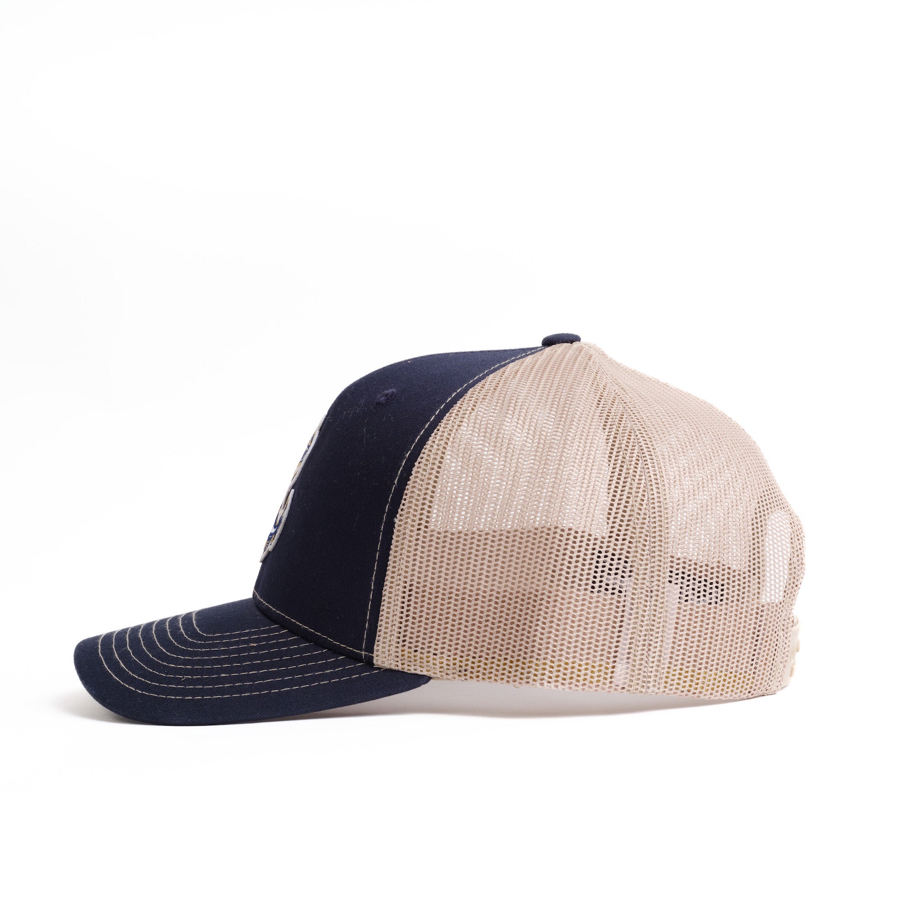 USNA Hat with Anchor Logo in Navy and Khaki – Nudge Printing