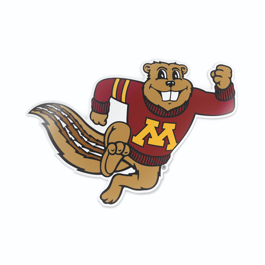 University of Minnesota Gopher Mascot Car Decal Sticker from Nudge Printing