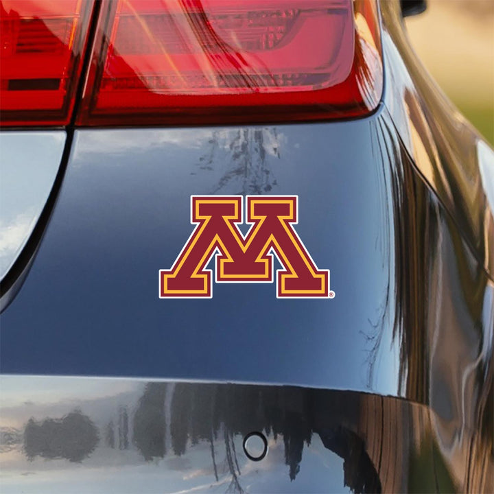 University of Minnesota Primary M Logo Car Decal on car  from Nudge Printing