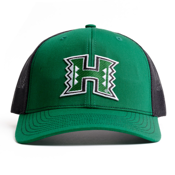 University of Hawaii Hat - Green and Black Trucker