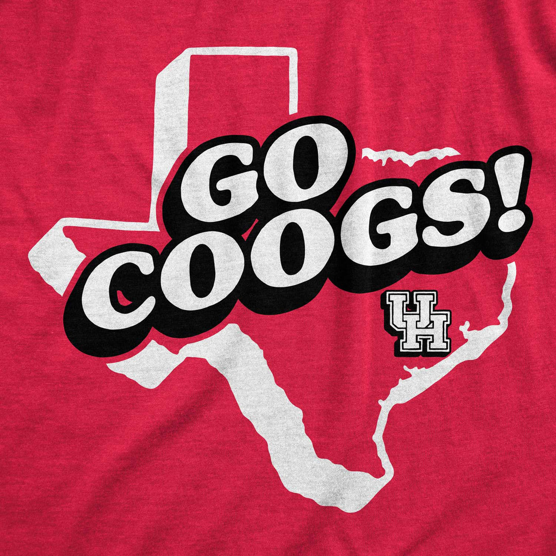 Coogs Sign University of Houston - Go Coogs Red Unisex T-Shirt – Nudge Printing