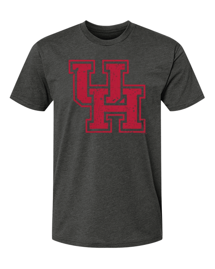 University of Houston Cougars UH Logo Premium Charcoal Unisex Tshirt
