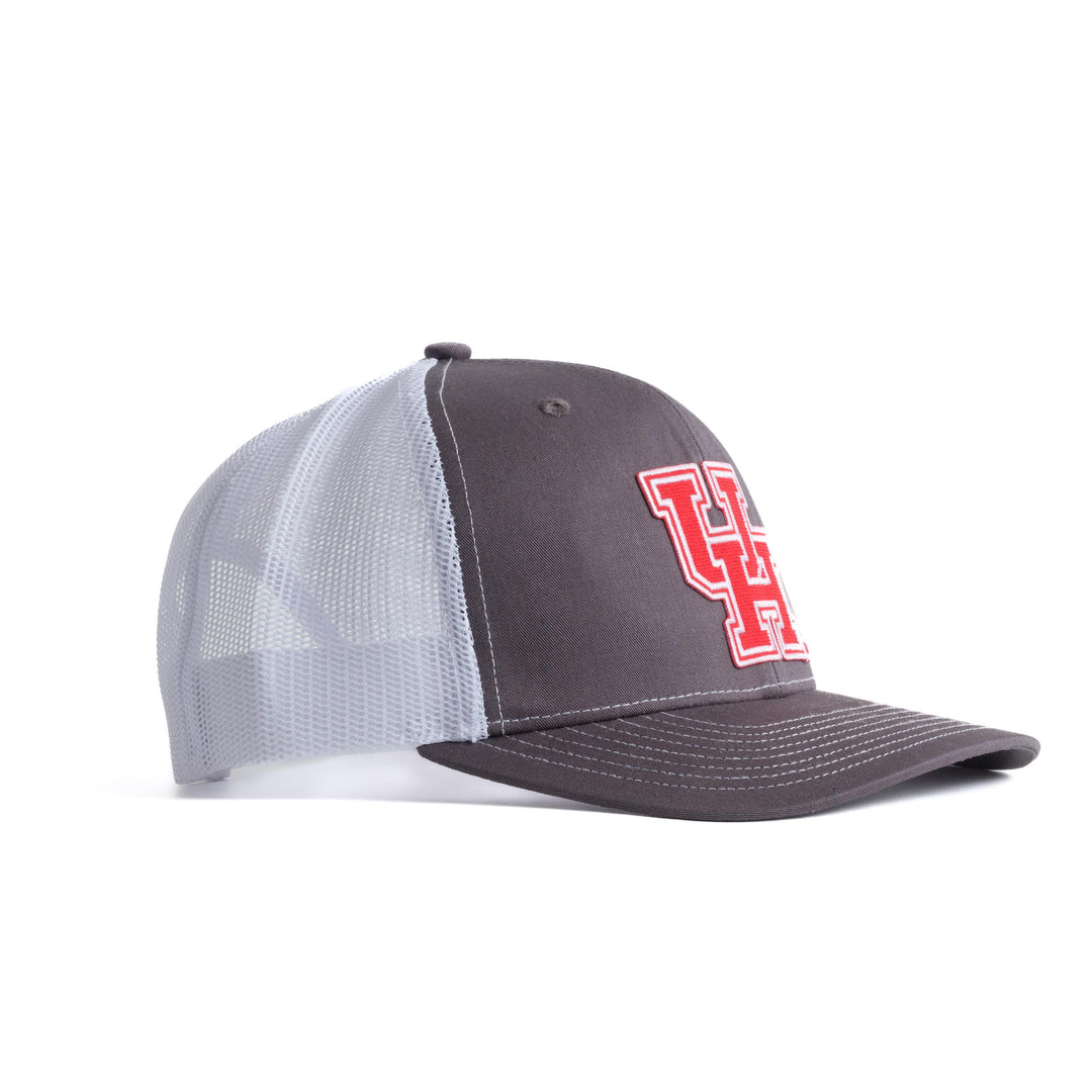 University of Houston UH Embroidered Trucker Hat Richardson 112 Baseball Cap Adult Sizing up close