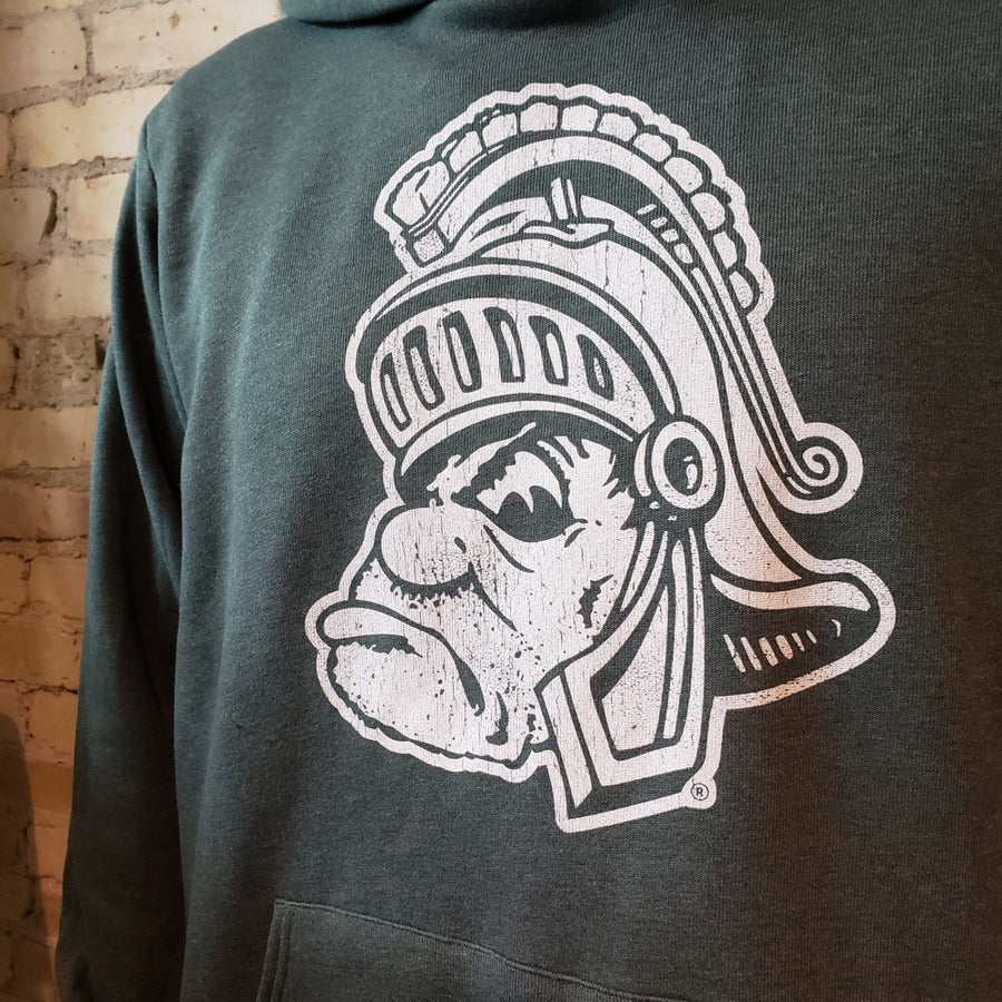 Vintage MSU Hoodie with Gruff Sparty Print – Nudge Printing