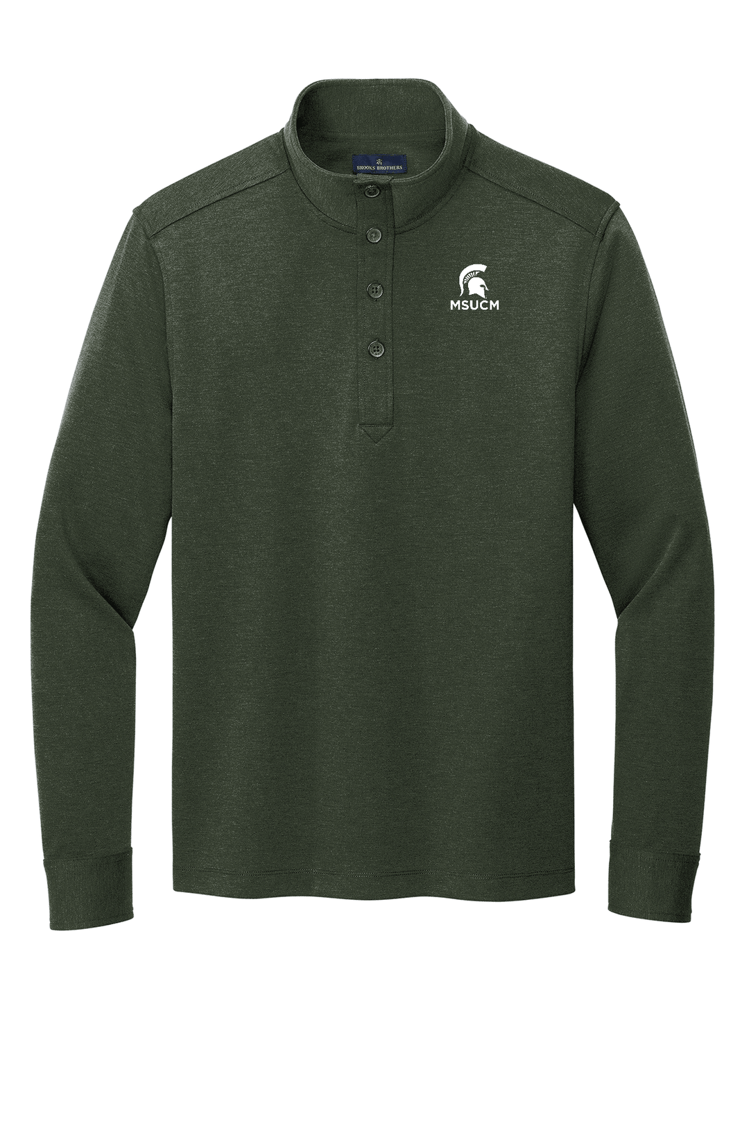 Green MSUCM Brooks Brothers Quarter Zip