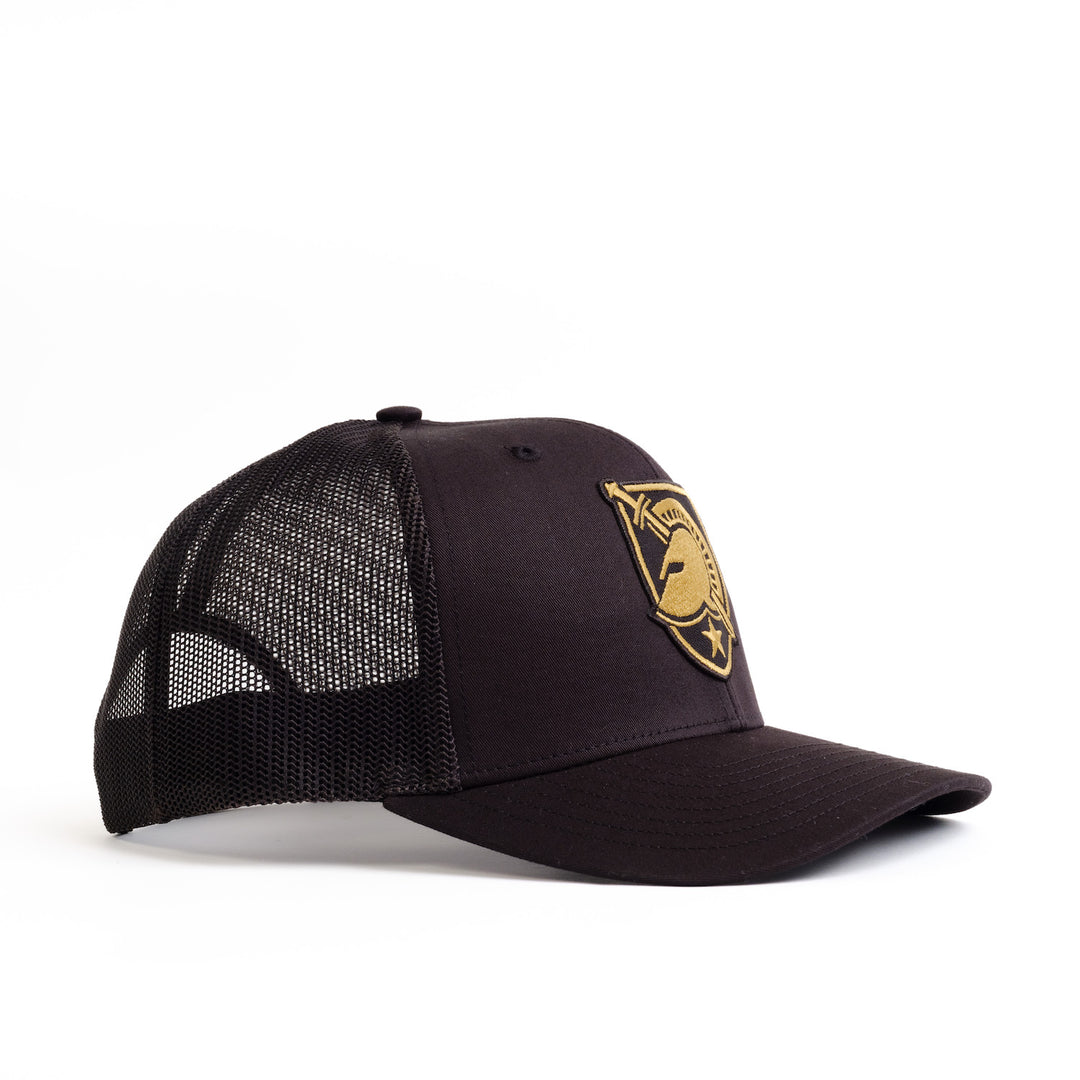 Army Black Knights Hat in Black Side View