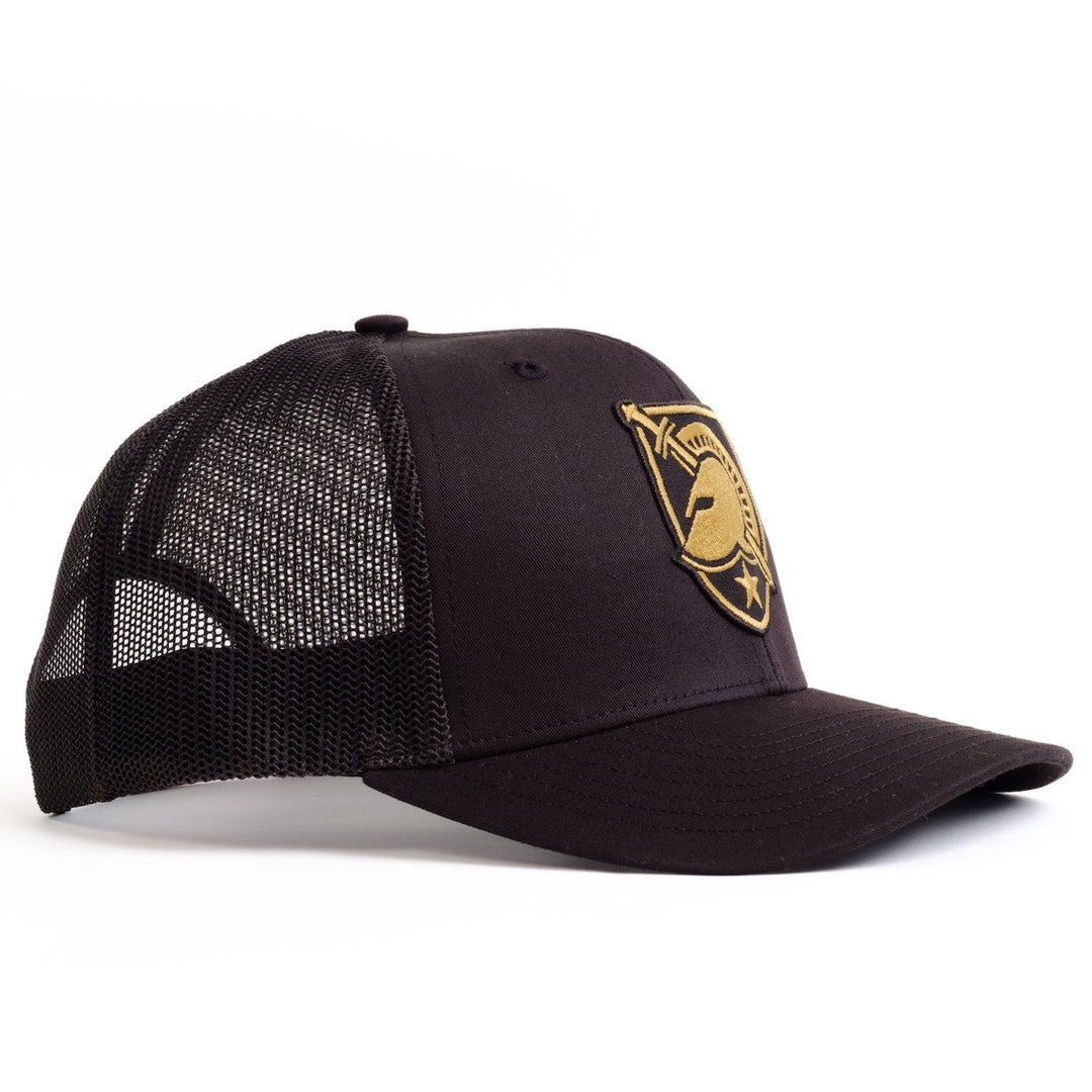 Army Black Knights Hat in Black Side View