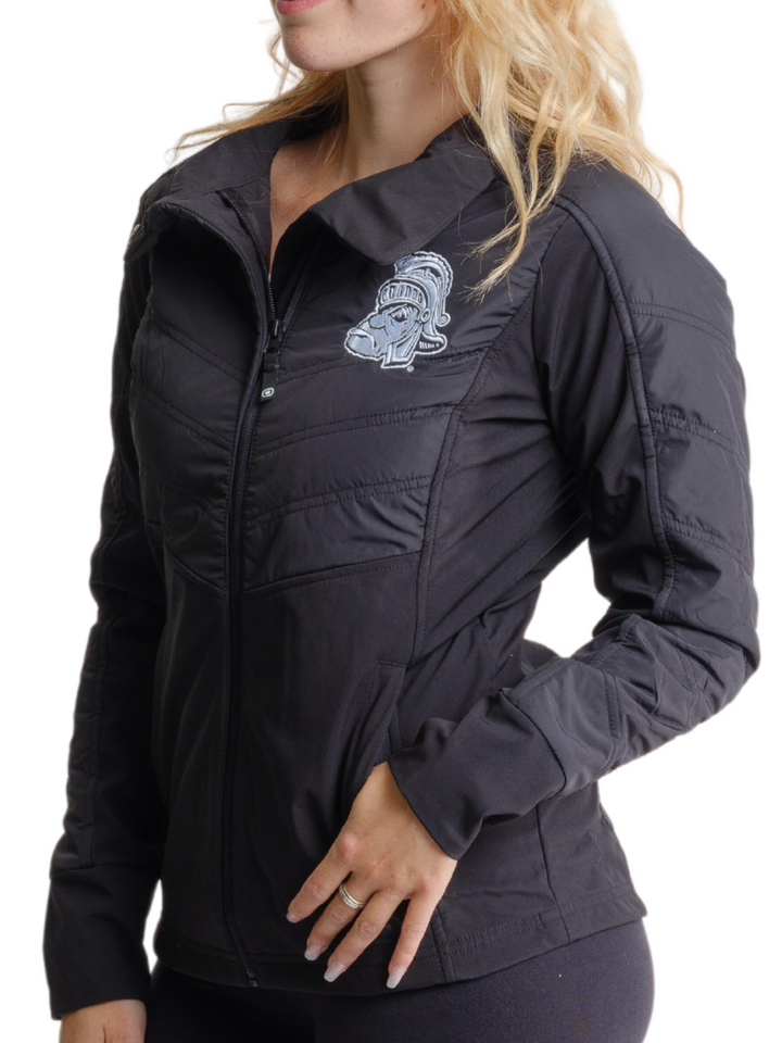 Michigan State Spartans Gruff Sparty Embroidered Women's OGIO Endurance Soft Shell Jacket