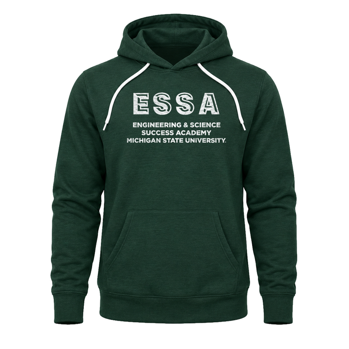 MSU ESSA Wordmark Green Hoodie